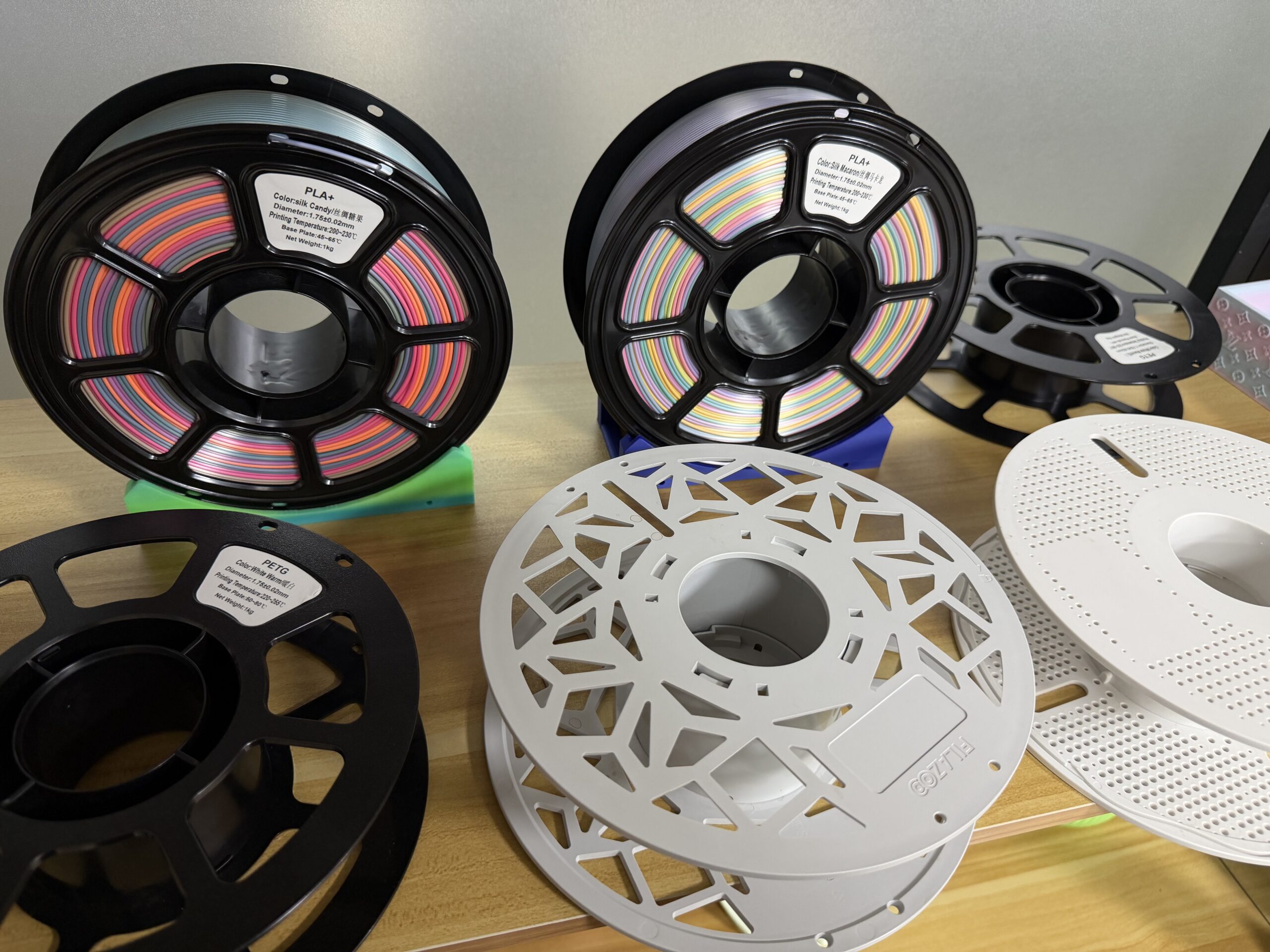 Filament products selected for a second-source comparison