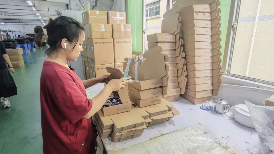 Filament packing and shipment preparation