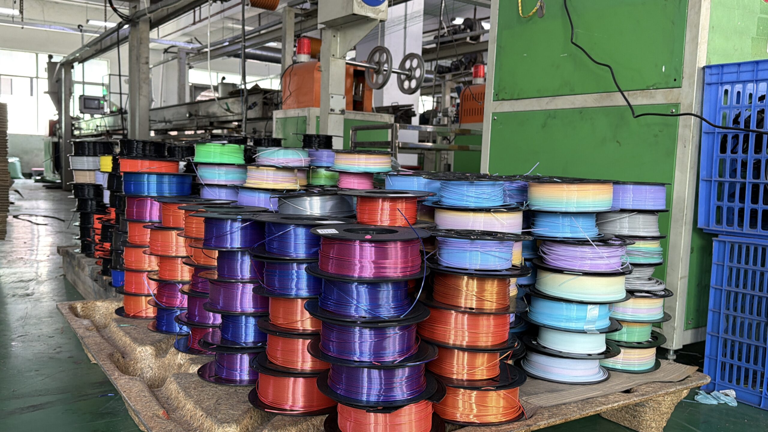 FilaSource filament spools prepared for B2B supply