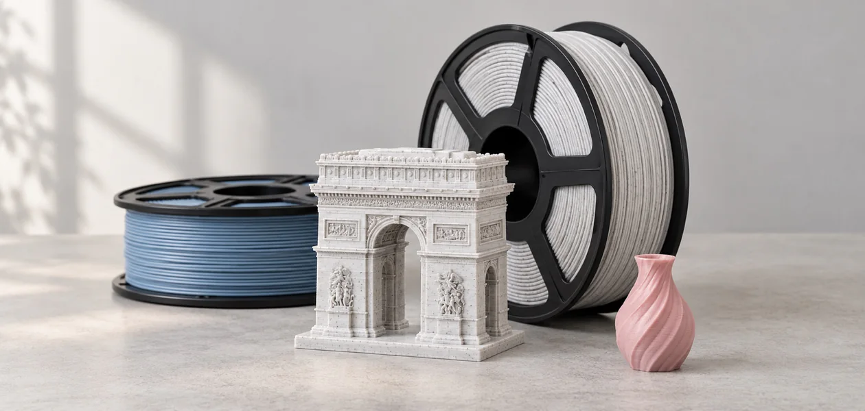 Filament samples and private-label packaging for a France market project